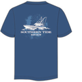 Fishing Boat Coordinates Tee