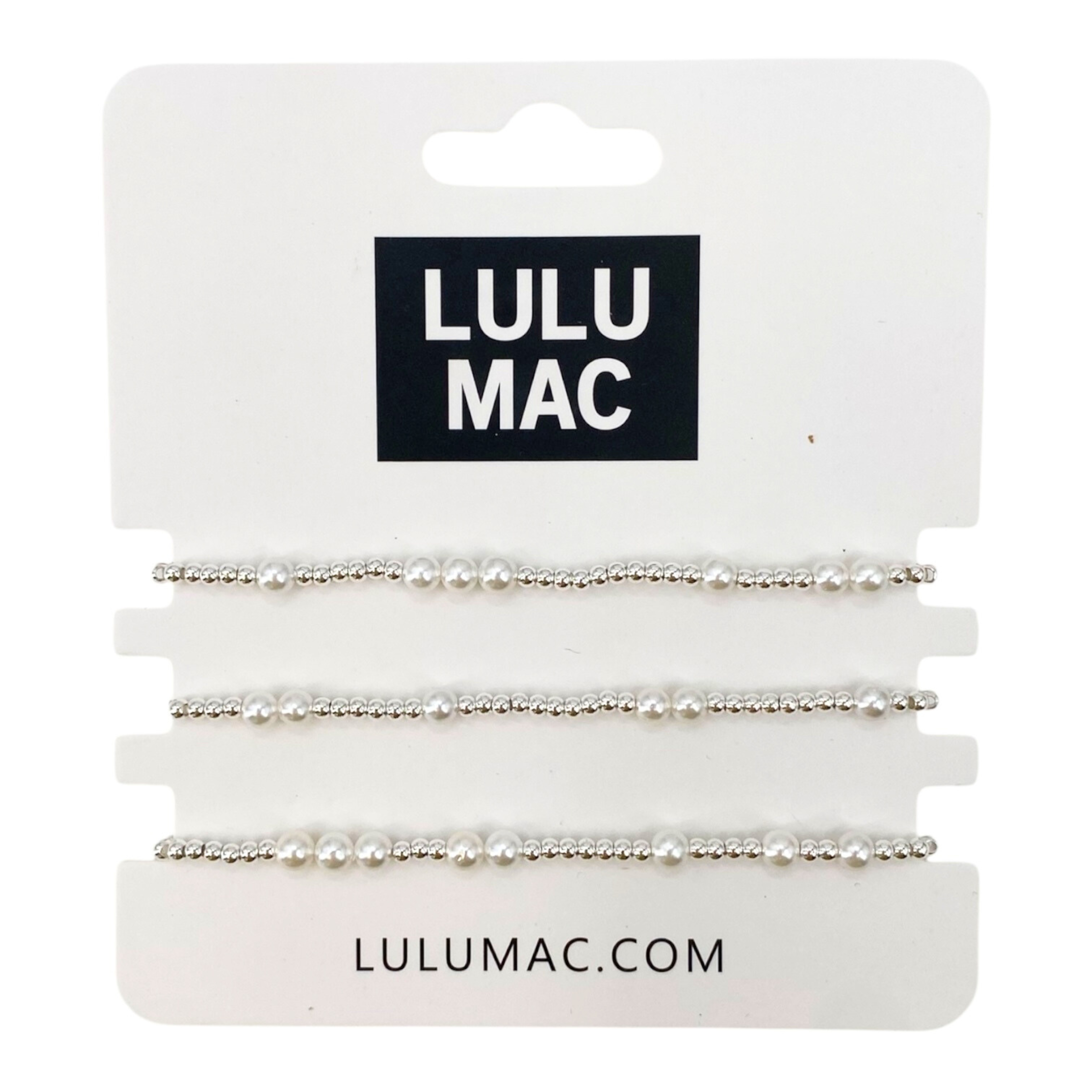 Lulu Mac Silver Bracelet Stack