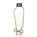 Lulu Mac Bow Necklace