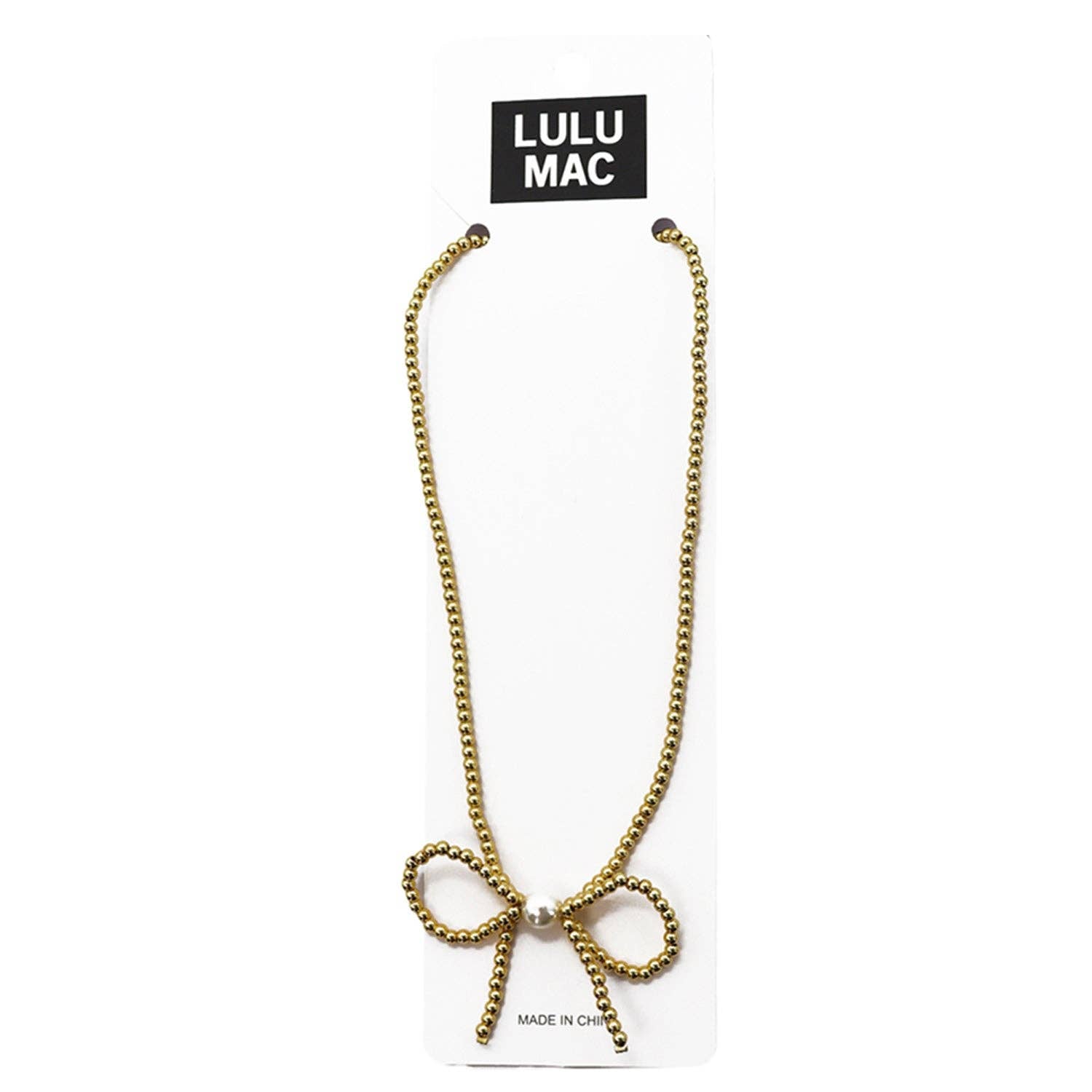 Lulu Mac Bow Necklace