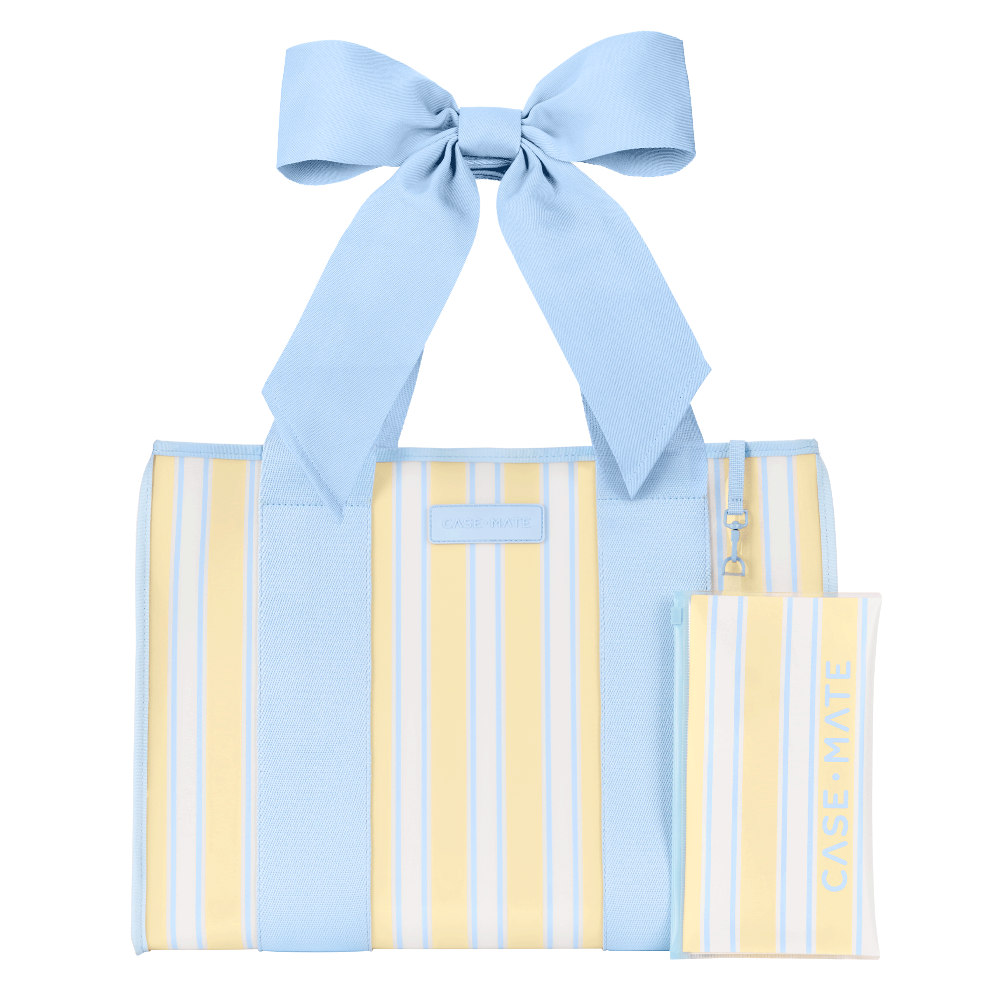 Case-Mate Cabana Stripe Bow Jelly Tote Bag