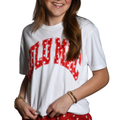 Lulu Mac Red Polka Dot Tee