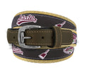Mississippi State Bulldogs Men's Collegiate Stadium Collection Woven Ribbon Belt.