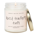 Best Teacher Ever 9 oz Soy Candle - Teacher Gifts
