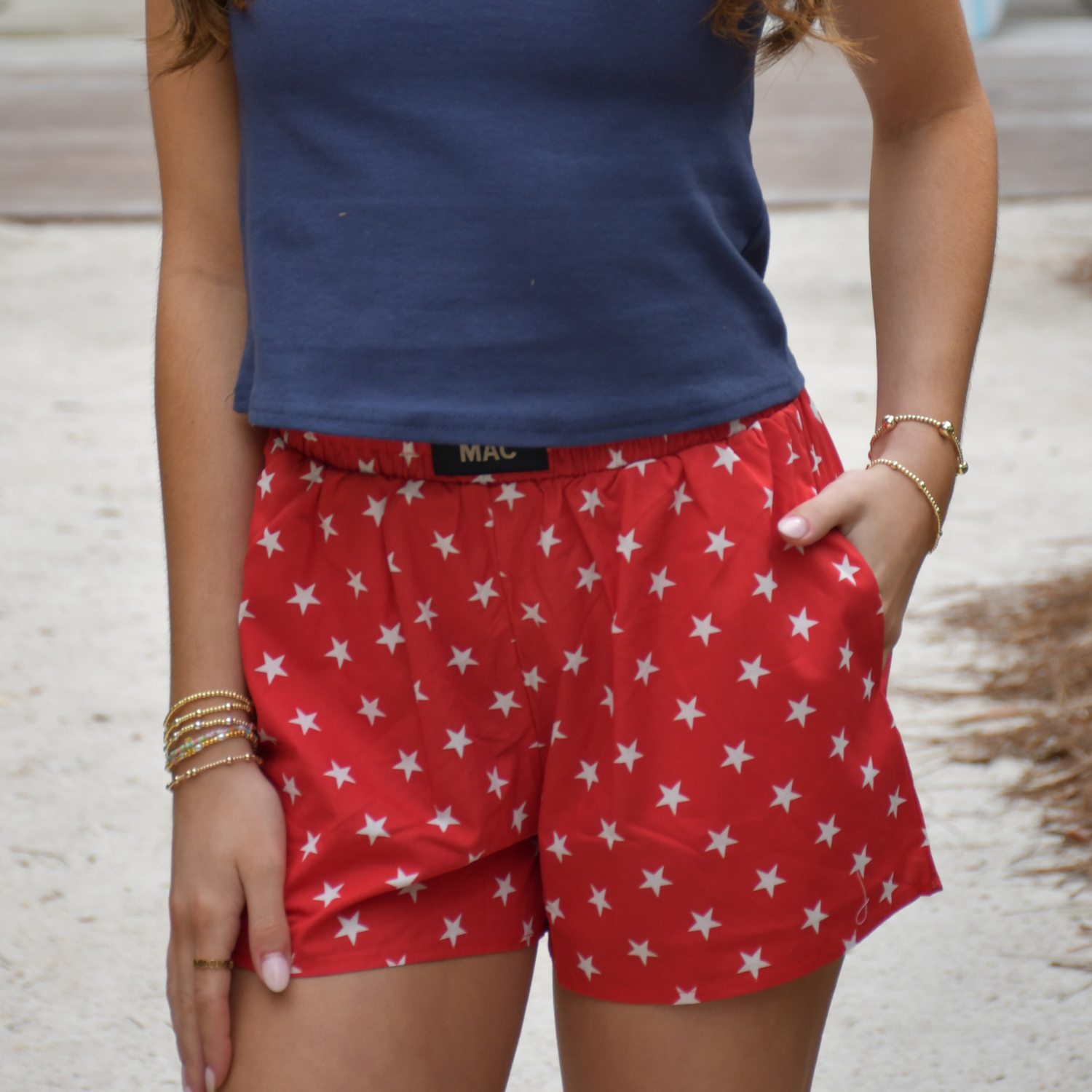 Lulu Mac Star Boxer Shorts