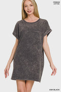 PREMIUM COTTON WASHED T-SHIRTS DRESS