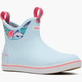 Blue/Dolphin Floral Deck Boot