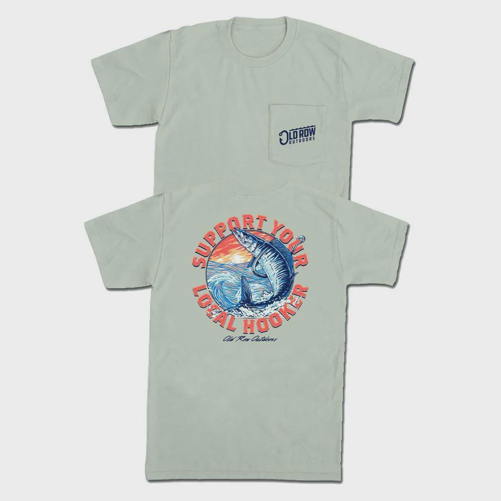 Local Hooker Pocket Tee Bay