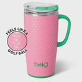 Swig Life Pink Golf Ball Travel Mug 22oz