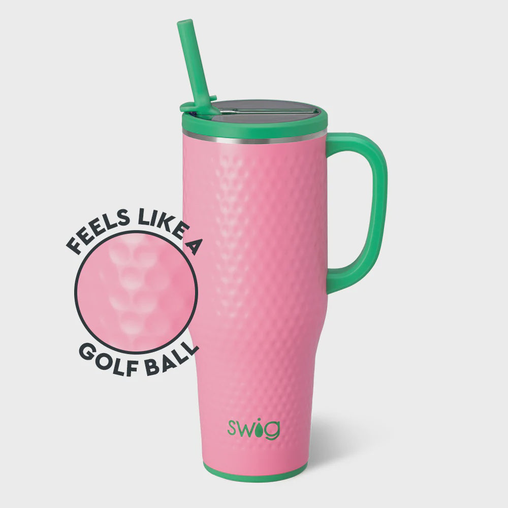 Swig Life Pink Golf Ball Mega Mug 40oz