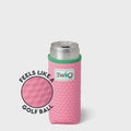 Swig Life Pink Golf Ball Slim Can Coolie