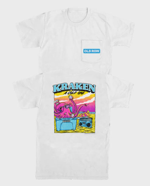 Kraken a Cold One Pocket Tee