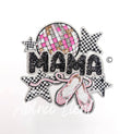 Dance Mama Checkered Star Sequins Patch - Large       