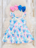 Tropical Summer Tiered Dress(1)