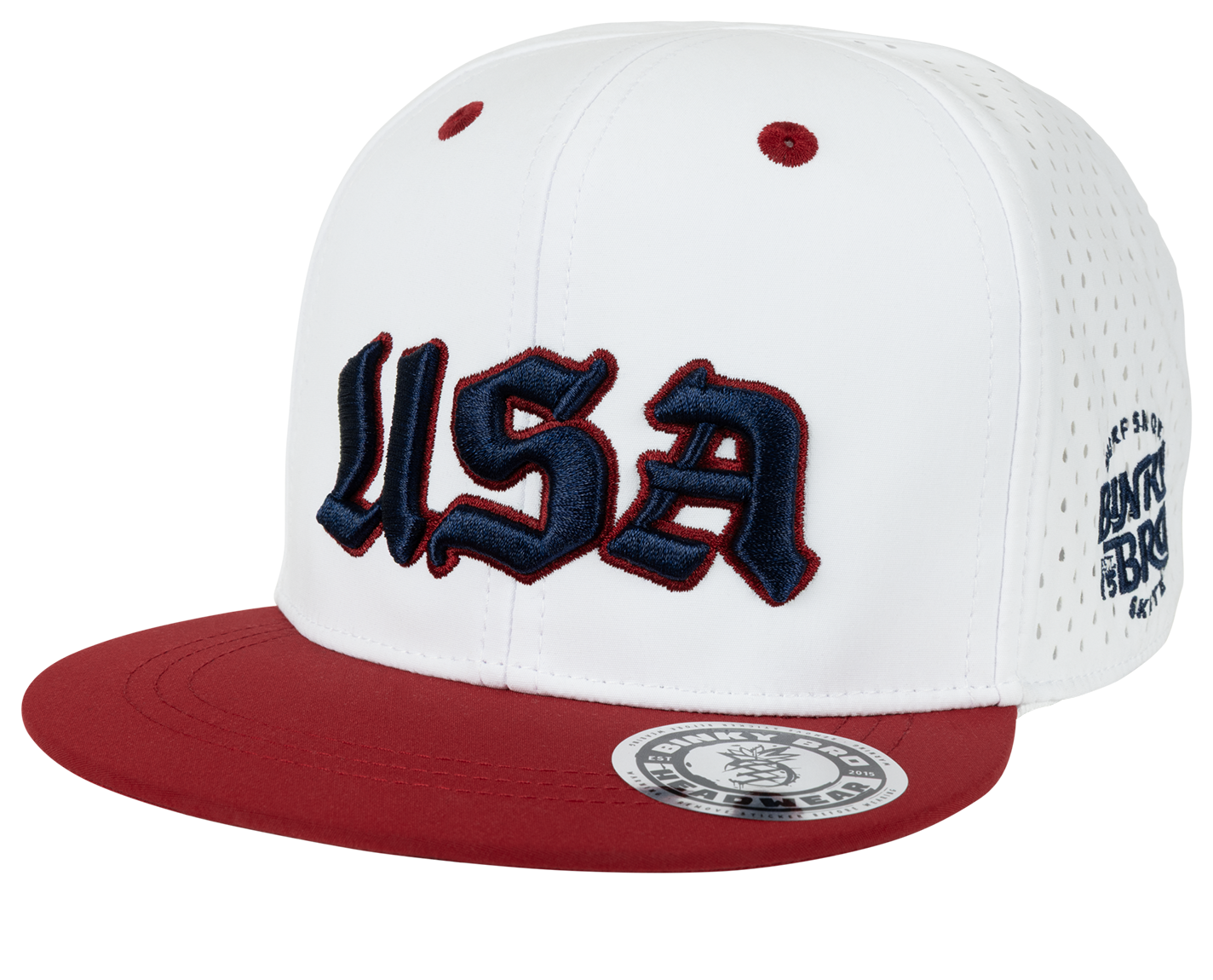 Kids Hat BNKY USA White
