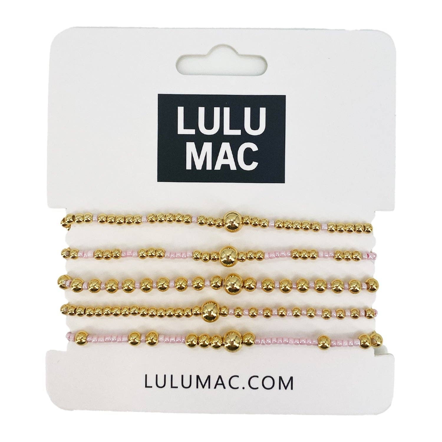 Lulu Mac Light Pink Bracelet Stack