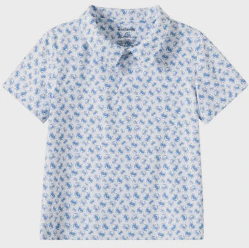 KIDS POLO SHIRT -CRABBY BLUES