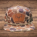 Leather Flag Patch, Classic Duck Camo Rope Hat
