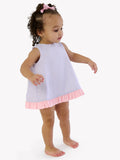 Baby Girls Wisteria Purple Signature Seersucker Ruffle Swing Top & Bloomer Set