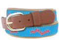 Ole Miss Rebels Hotty Toddy Men's Collegiate Woven Ribbon Belt.