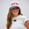 Lulu Mac Red White and Blue Hat