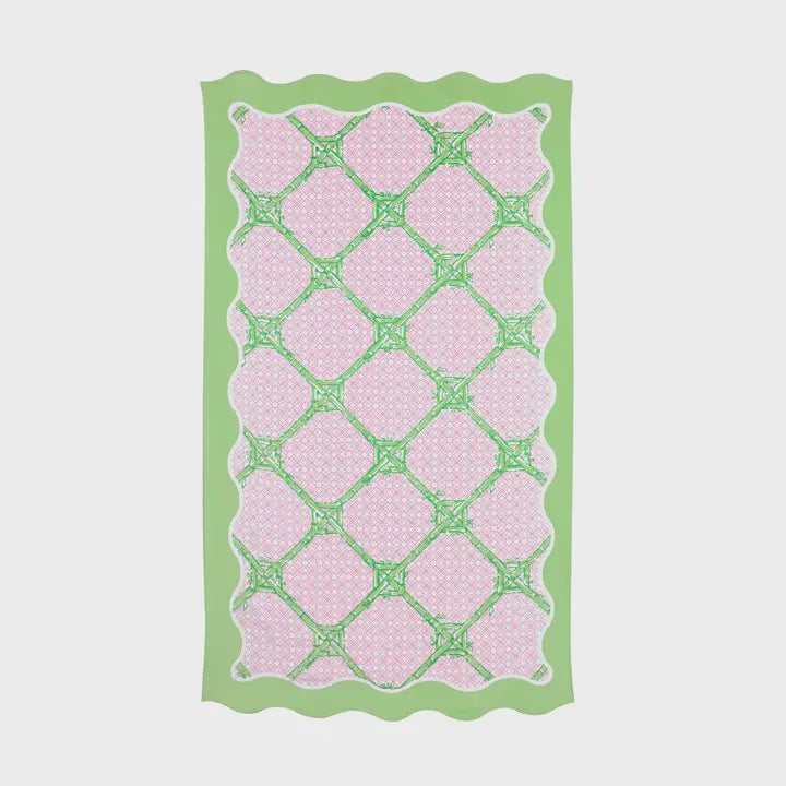 Scalloped Beach Towel