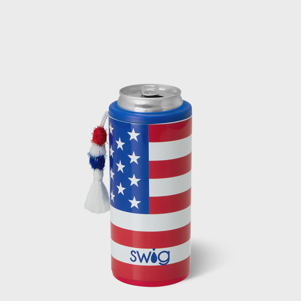 Swig Life All American Skinny Can Cooler 12oz