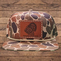 Leather Turkey Patch, Classic Duck Camo Rope Hat